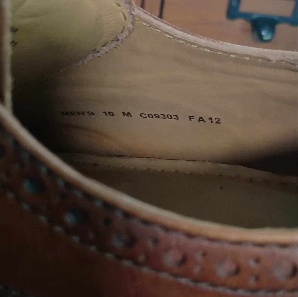 Cole Haan Nike Air Classic Brown Leather Men's Shoes_10